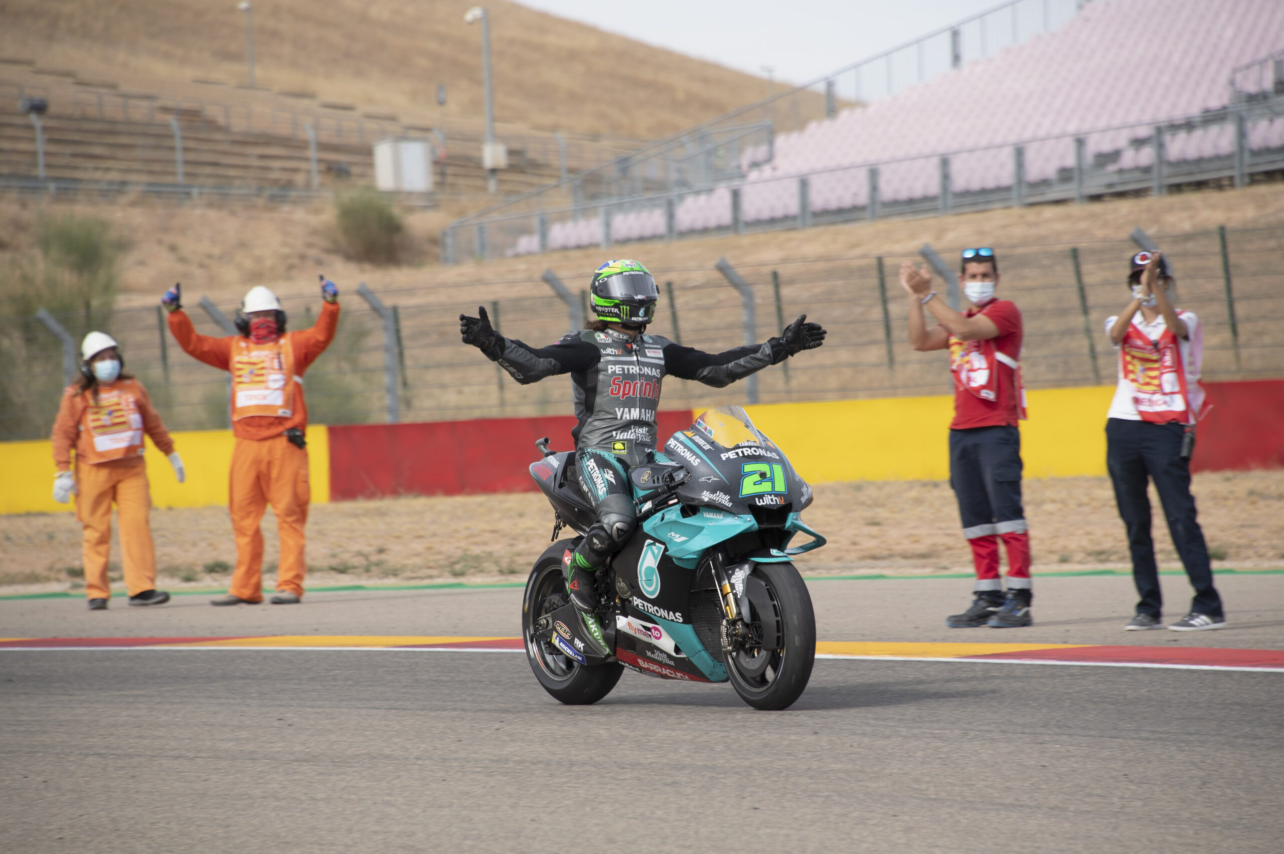 MOTOGP Gp Teruel, vince Morbidelli 2°Rins